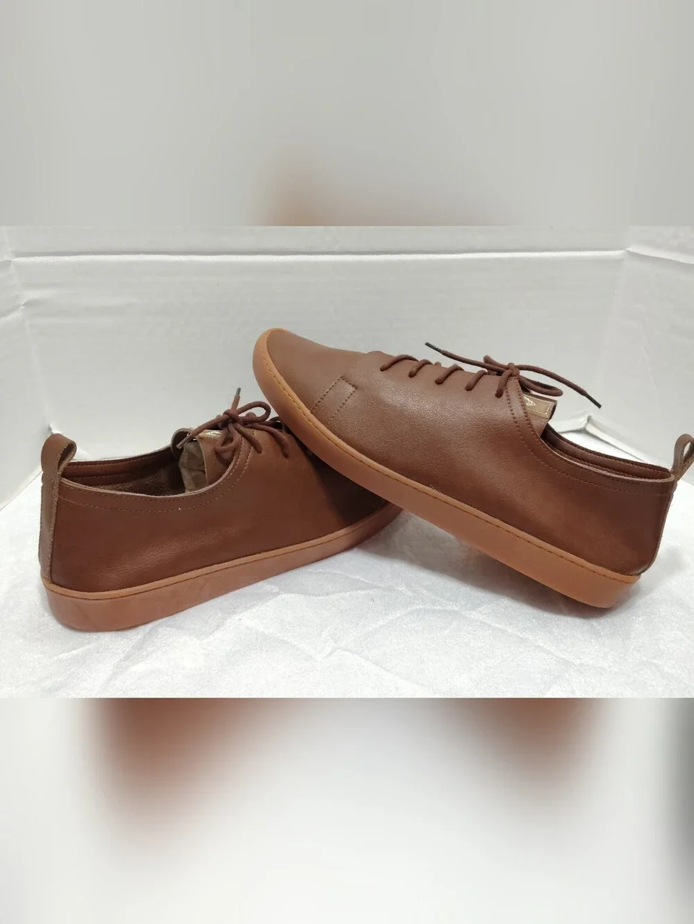 Ahimsa Andy Dark Olive, Men's # 13 US Vegan Leather, Slip Resistant, Waterproof